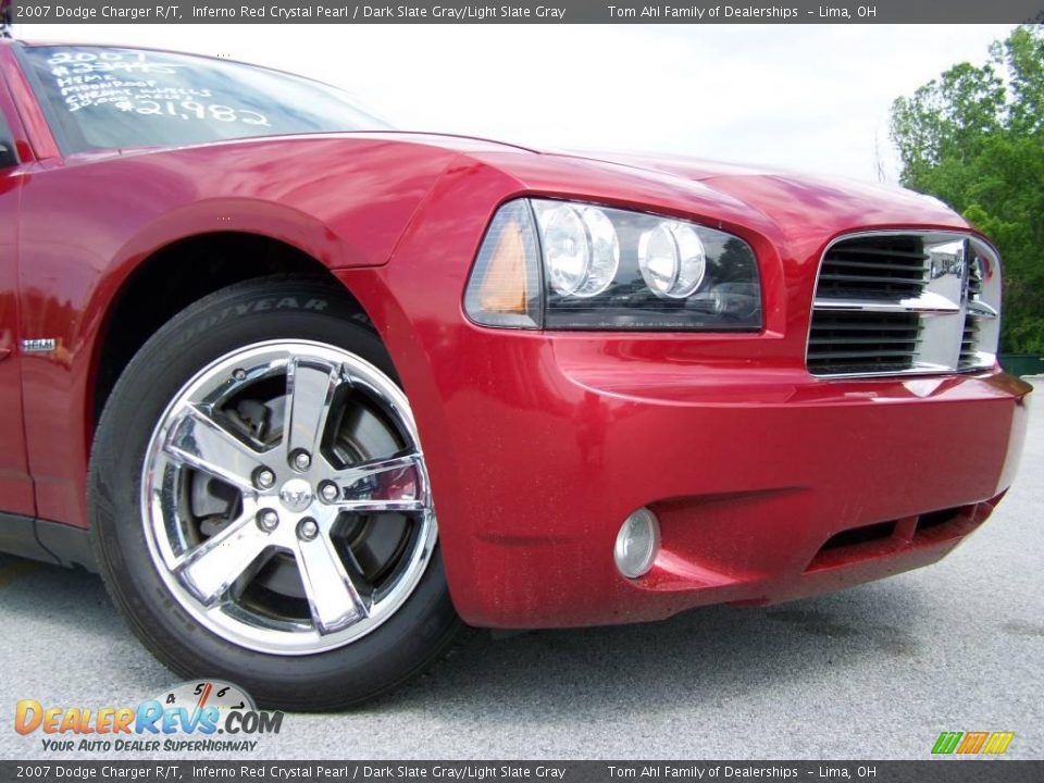2007 Dodge Charger R/T Inferno Red Crystal Pearl / Dark Slate Gray/Light Slate Gray Photo #6