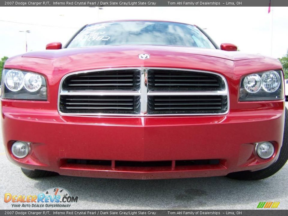2007 Dodge Charger R/T Inferno Red Crystal Pearl / Dark Slate Gray/Light Slate Gray Photo #7