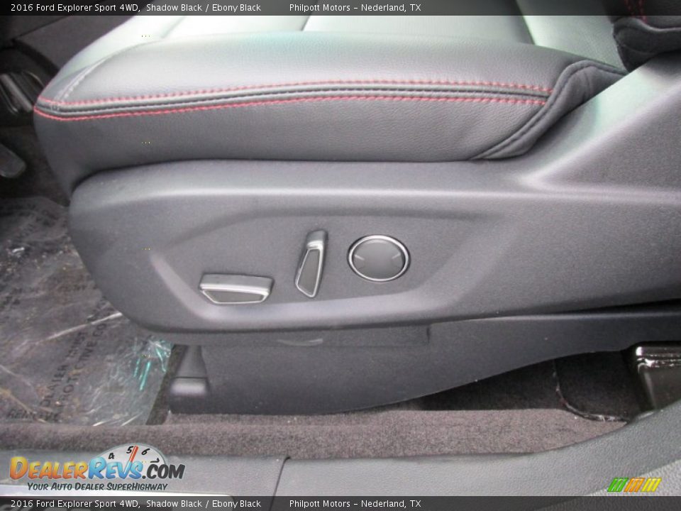 2016 Ford Explorer Sport 4WD Shadow Black / Ebony Black Photo #27