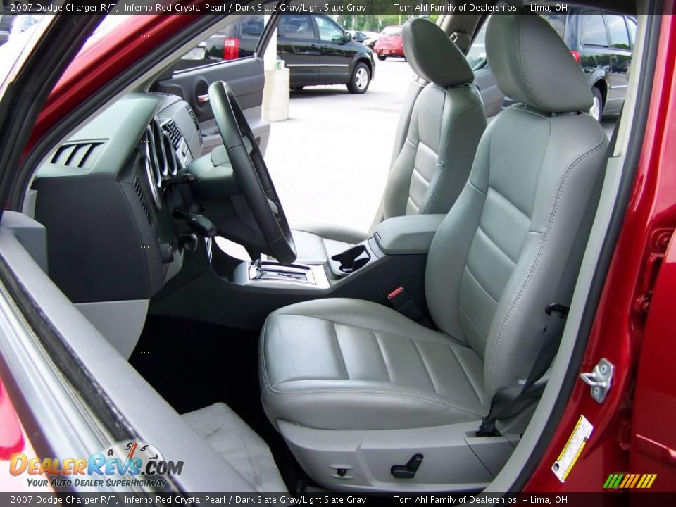 2007 Dodge Charger R/T Inferno Red Crystal Pearl / Dark Slate Gray/Light Slate Gray Photo #10