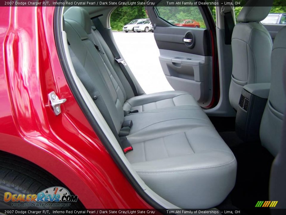 2007 Dodge Charger R/T Inferno Red Crystal Pearl / Dark Slate Gray/Light Slate Gray Photo #12