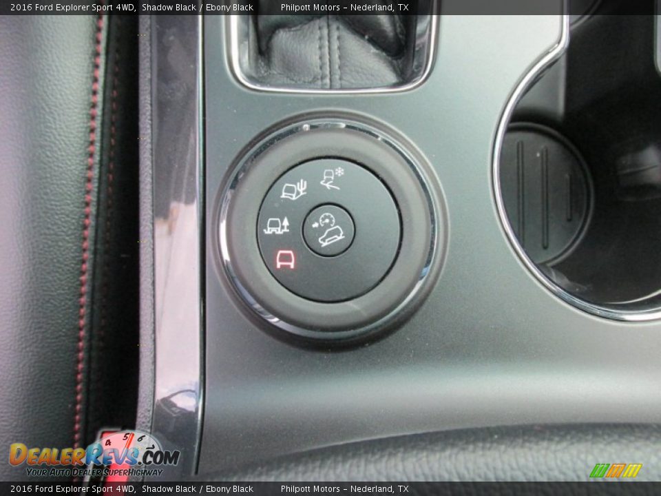 2016 Ford Explorer Sport 4WD Shadow Black / Ebony Black Photo #34