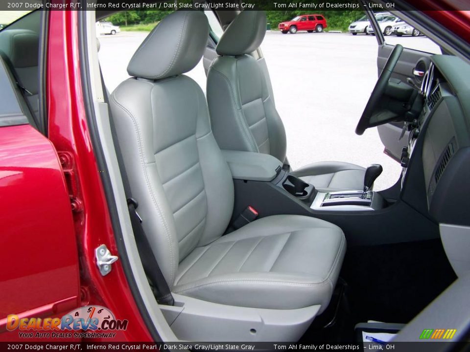 2007 Dodge Charger R/T Inferno Red Crystal Pearl / Dark Slate Gray/Light Slate Gray Photo #13