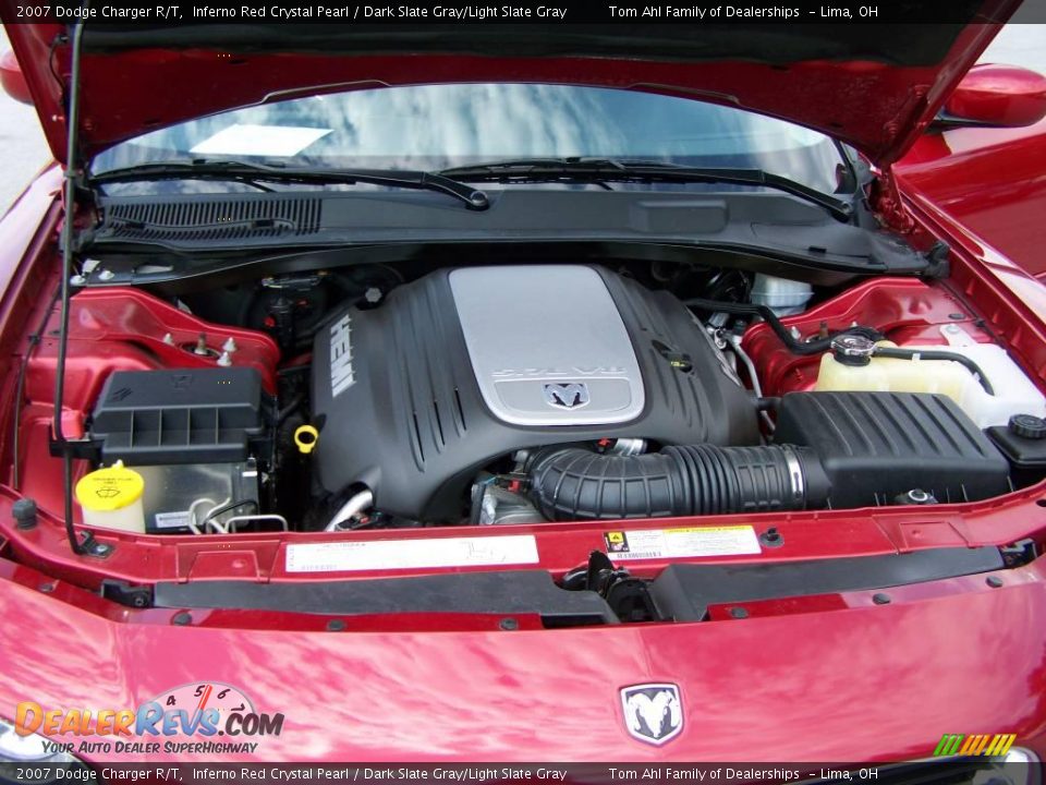 2007 Dodge Charger R/T Inferno Red Crystal Pearl / Dark Slate Gray/Light Slate Gray Photo #15