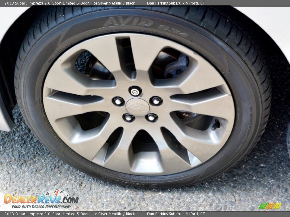 2013 Subaru Impreza 2.0i Sport Limited 5 Door Ice Silver Metallic / Black Photo #25