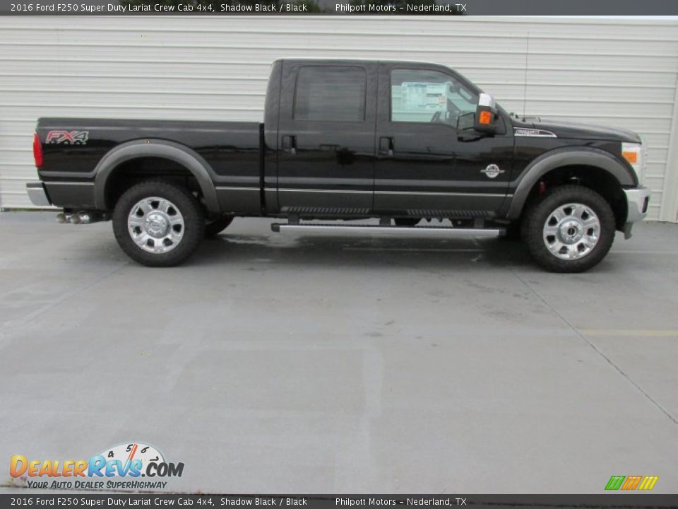2016 Ford F250 Super Duty Lariat Crew Cab 4x4 Shadow Black / Black Photo #3