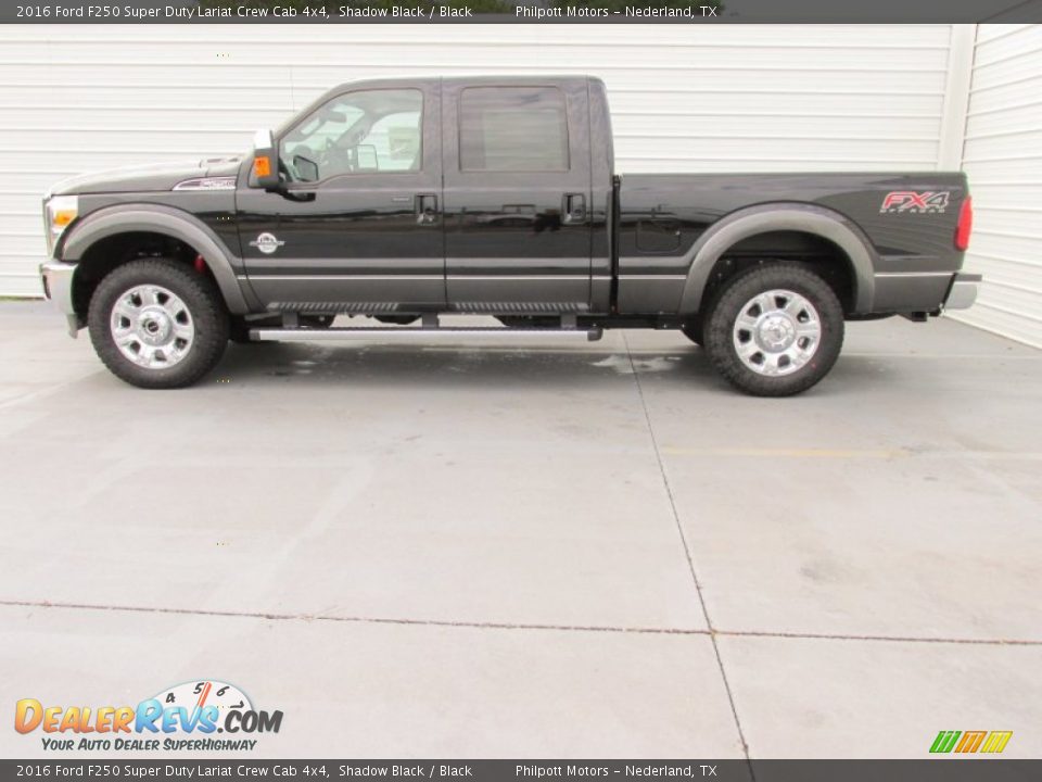 2016 Ford F250 Super Duty Lariat Crew Cab 4x4 Shadow Black / Black Photo #6