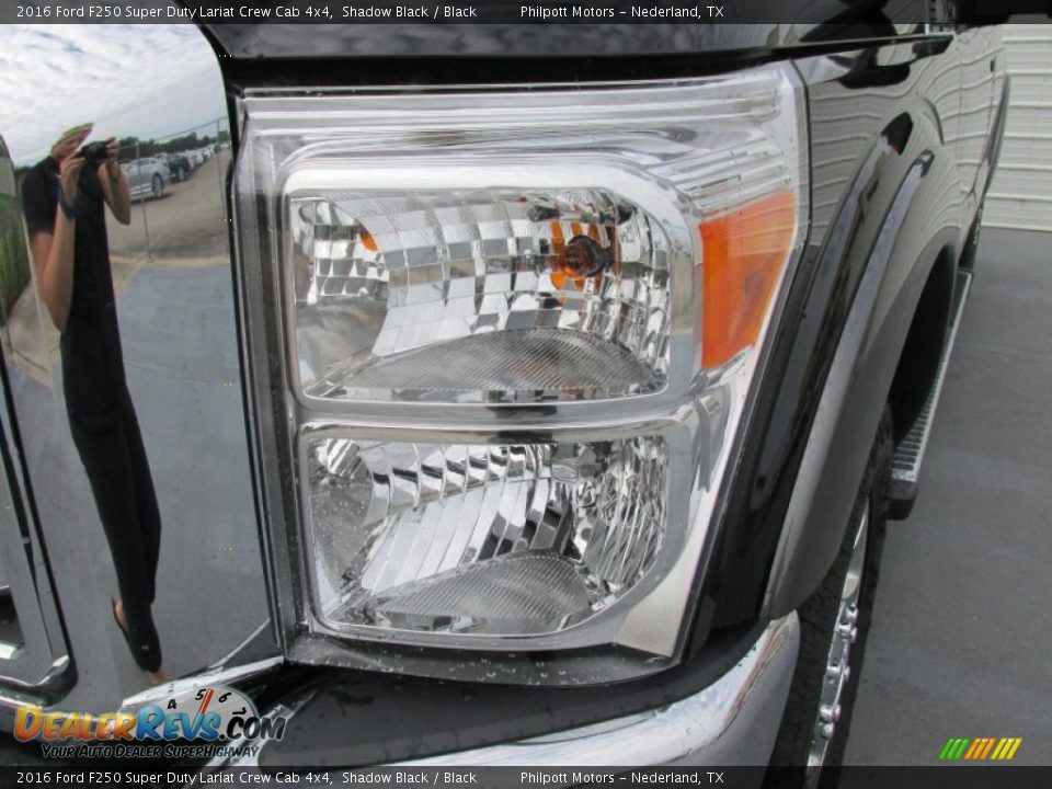 2016 Ford F250 Super Duty Lariat Crew Cab 4x4 Shadow Black / Black Photo #9
