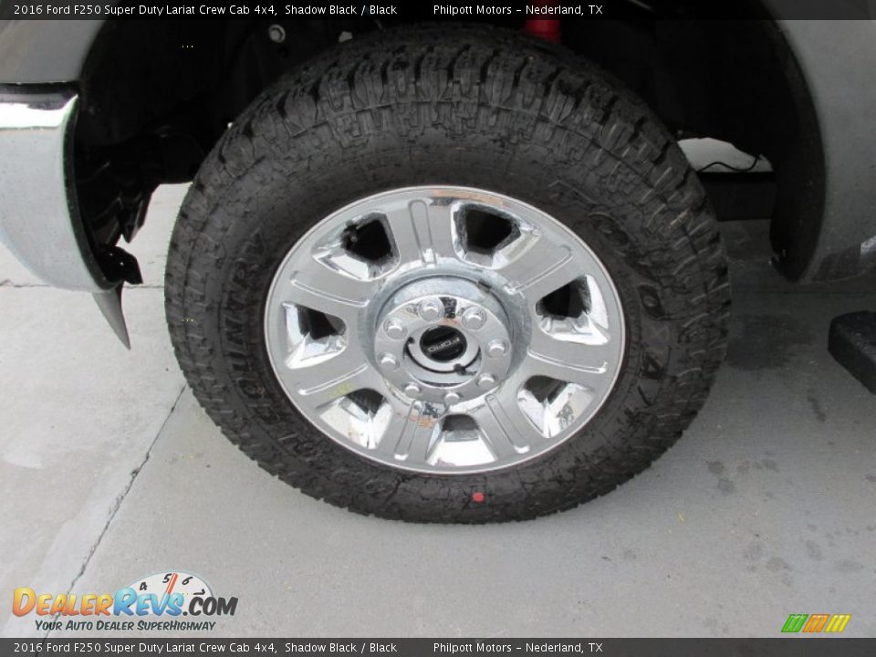 2016 Ford F250 Super Duty Lariat Crew Cab 4x4 Shadow Black / Black Photo #11