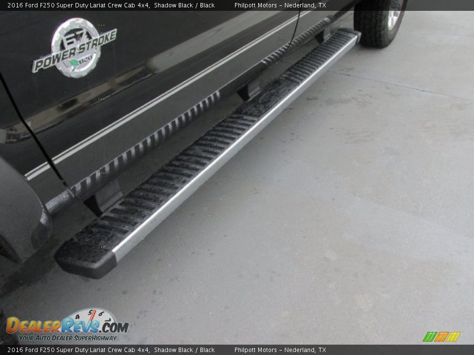 2016 Ford F250 Super Duty Lariat Crew Cab 4x4 Shadow Black / Black Photo #12