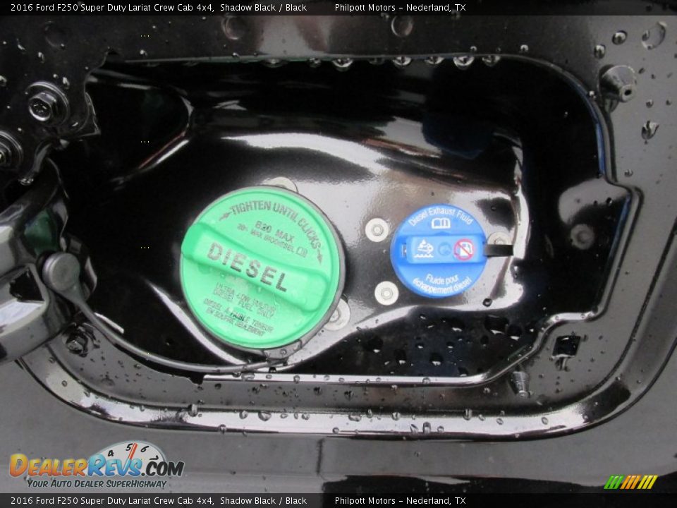 2016 Ford F250 Super Duty Lariat Crew Cab 4x4 Shadow Black / Black Photo #17