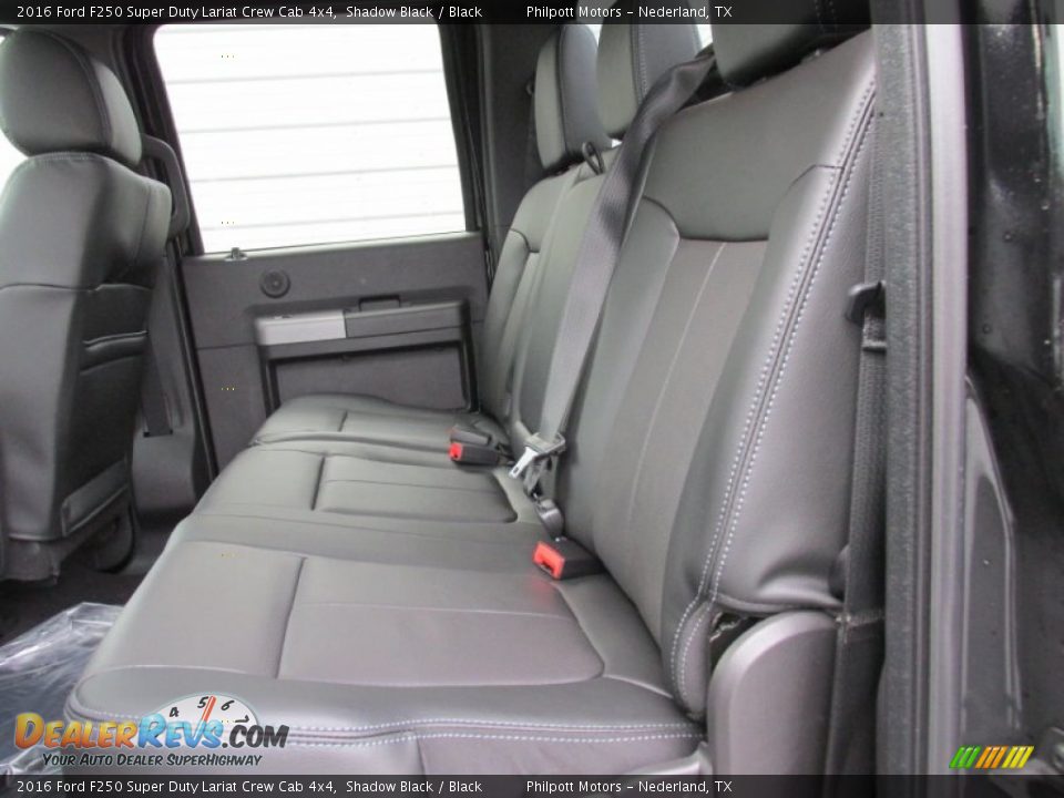 2016 Ford F250 Super Duty Lariat Crew Cab 4x4 Shadow Black / Black Photo #21