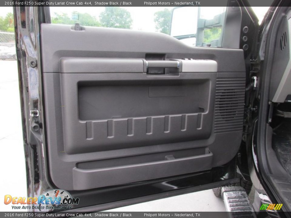 2016 Ford F250 Super Duty Lariat Crew Cab 4x4 Shadow Black / Black Photo #22