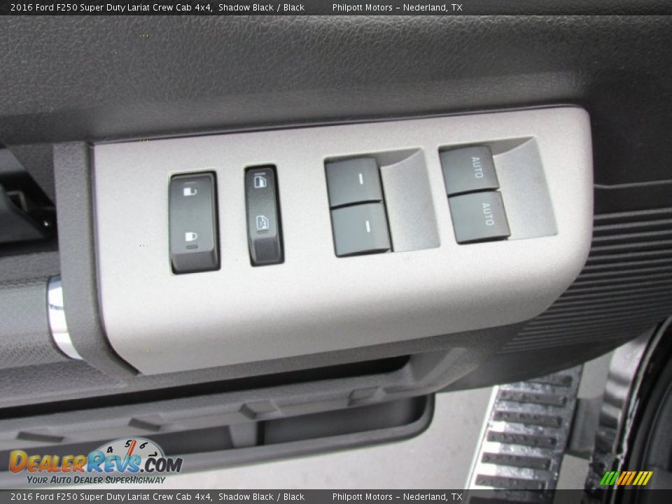 2016 Ford F250 Super Duty Lariat Crew Cab 4x4 Shadow Black / Black Photo #24
