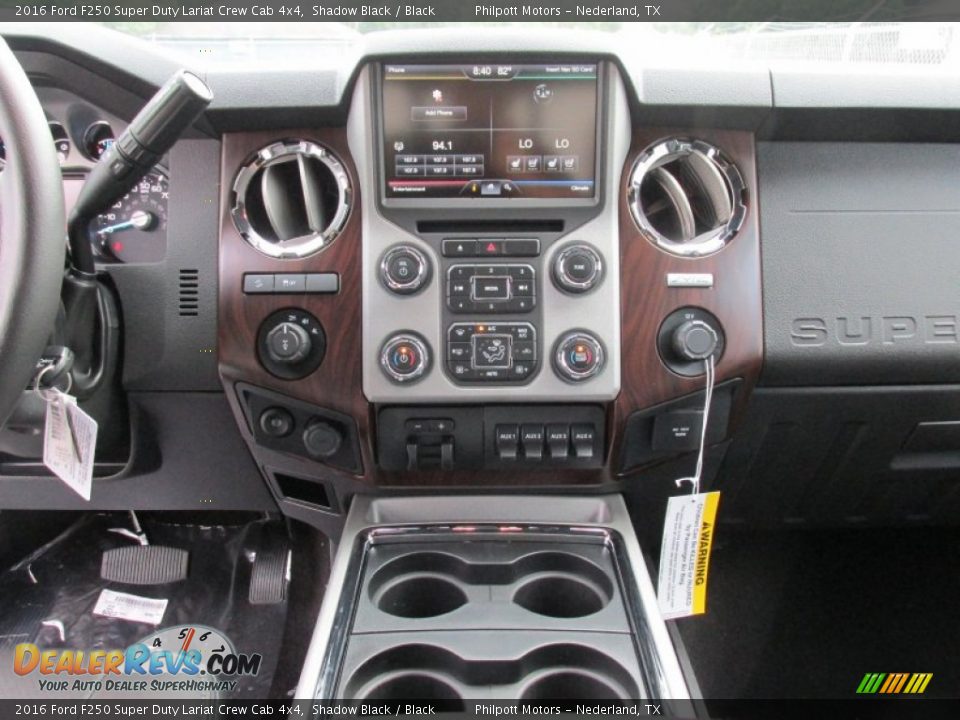 2016 Ford F250 Super Duty Lariat Crew Cab 4x4 Shadow Black / Black Photo #29