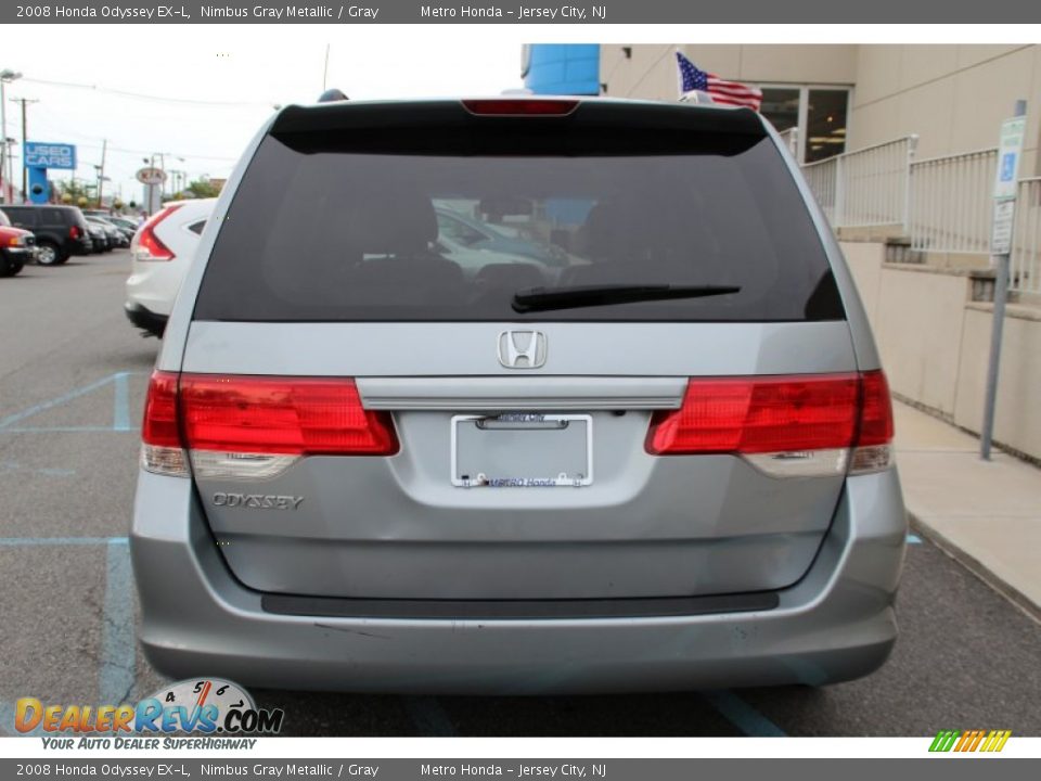 2008 Honda Odyssey EX-L Nimbus Gray Metallic / Gray Photo #6