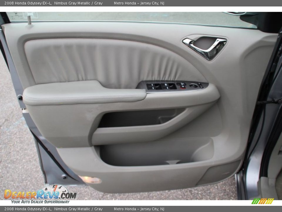 2008 Honda Odyssey EX-L Nimbus Gray Metallic / Gray Photo #9