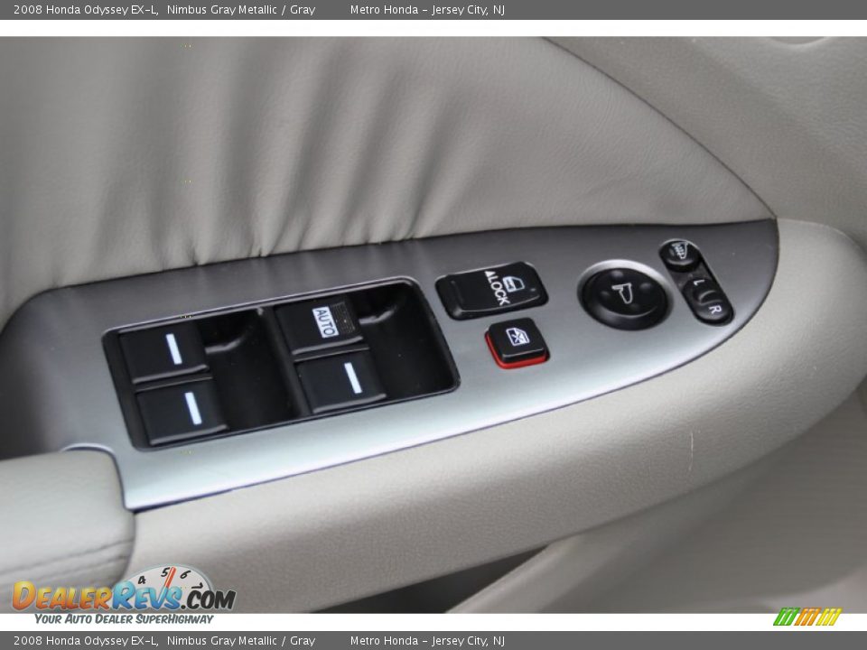 2008 Honda Odyssey EX-L Nimbus Gray Metallic / Gray Photo #10