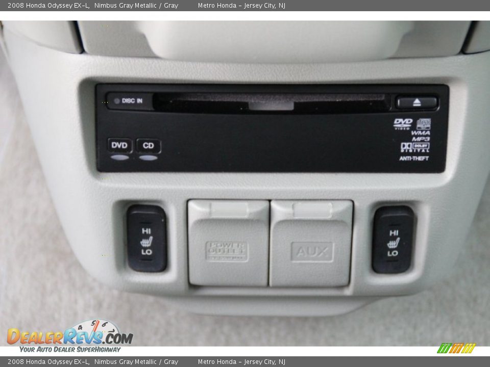 2008 Honda Odyssey EX-L Nimbus Gray Metallic / Gray Photo #16