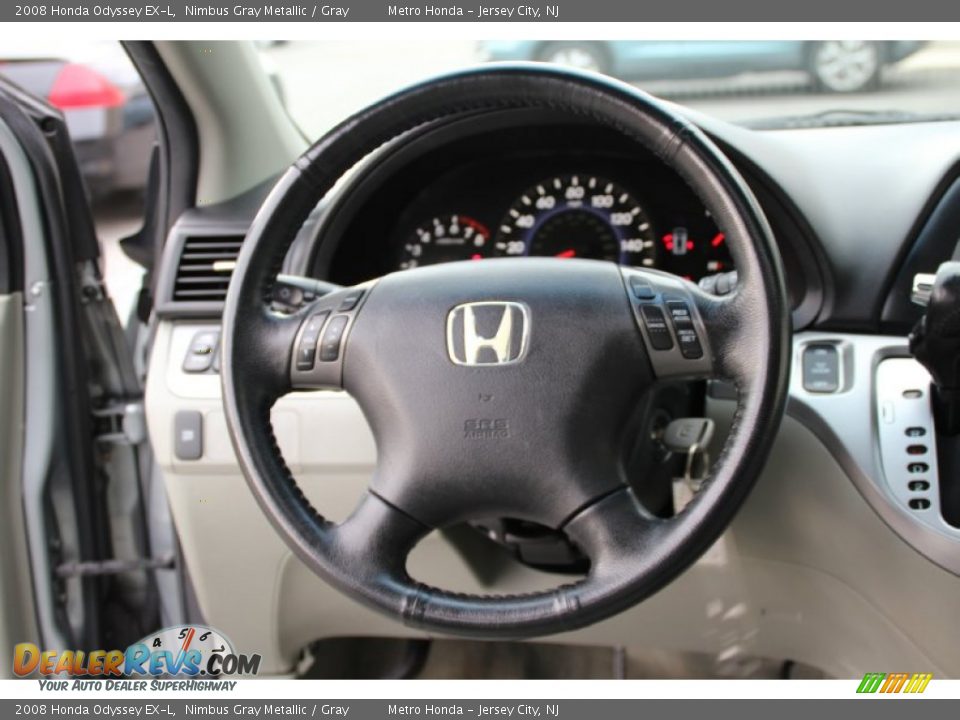 2008 Honda Odyssey EX-L Nimbus Gray Metallic / Gray Photo #17