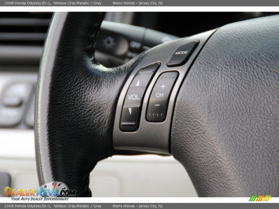 2008 Honda Odyssey EX-L Nimbus Gray Metallic / Gray Photo #18