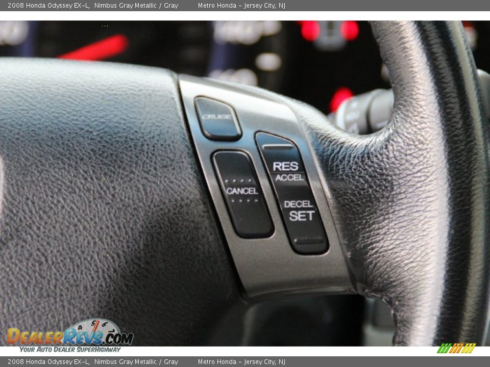 2008 Honda Odyssey EX-L Nimbus Gray Metallic / Gray Photo #19