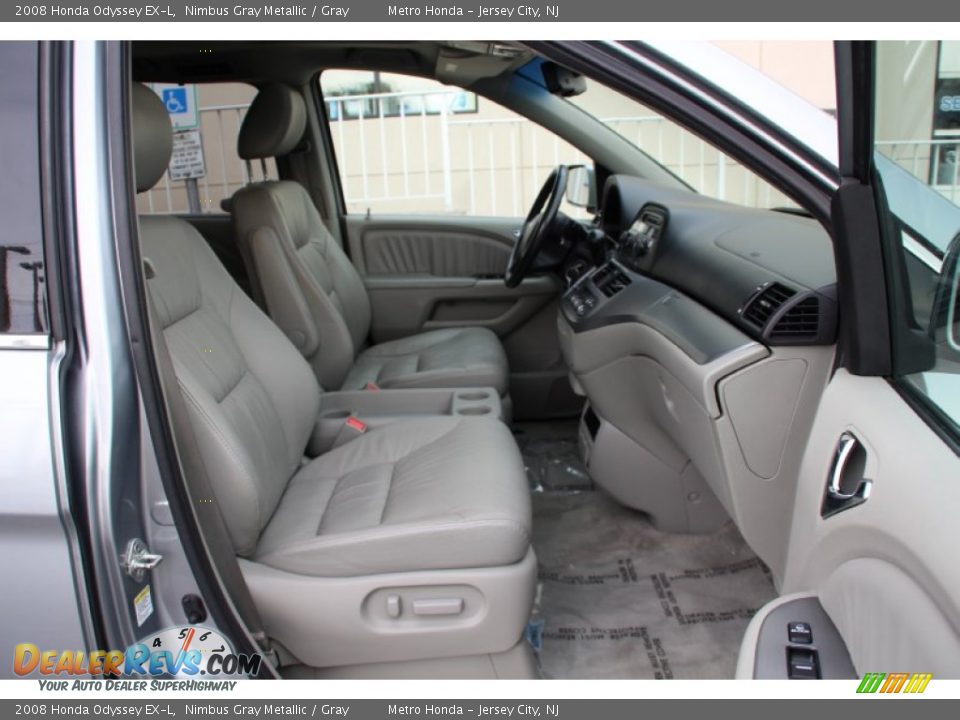 2008 Honda Odyssey EX-L Nimbus Gray Metallic / Gray Photo #27