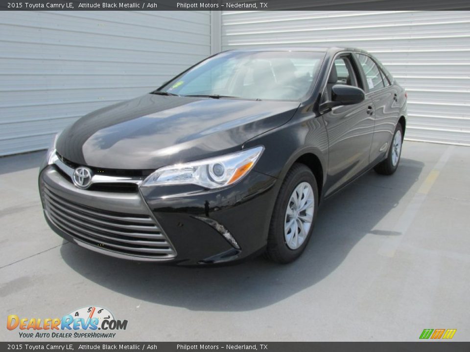 2015 Toyota Camry LE Attitude Black Metallic / Ash Photo #7