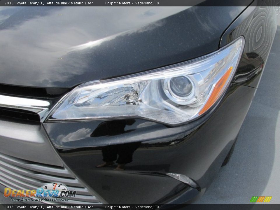 2015 Toyota Camry LE Attitude Black Metallic / Ash Photo #9