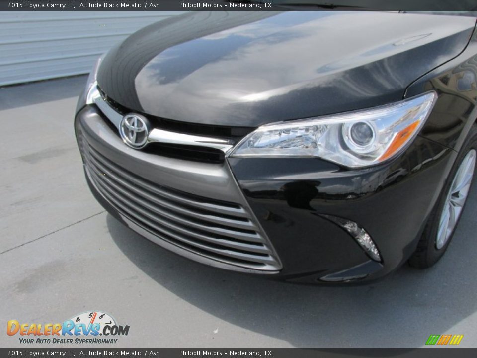 2015 Toyota Camry LE Attitude Black Metallic / Ash Photo #10