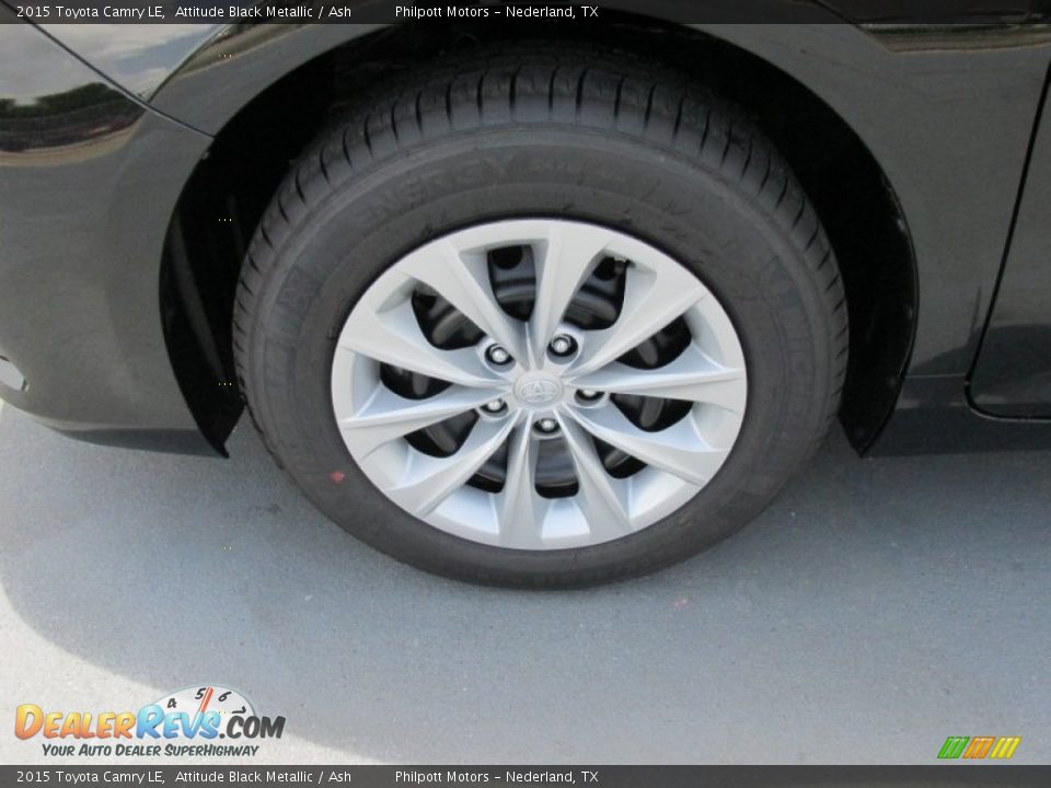 2015 Toyota Camry LE Attitude Black Metallic / Ash Photo #11