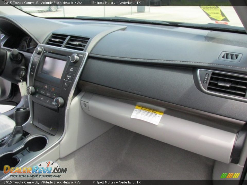 2015 Toyota Camry LE Attitude Black Metallic / Ash Photo #15