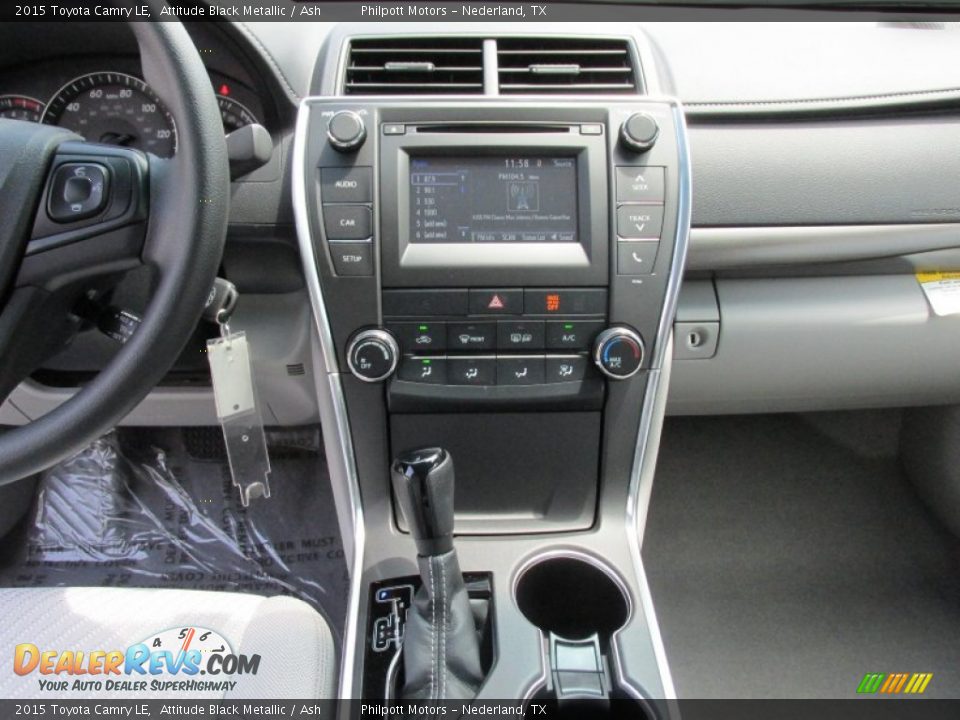 2015 Toyota Camry LE Attitude Black Metallic / Ash Photo #23