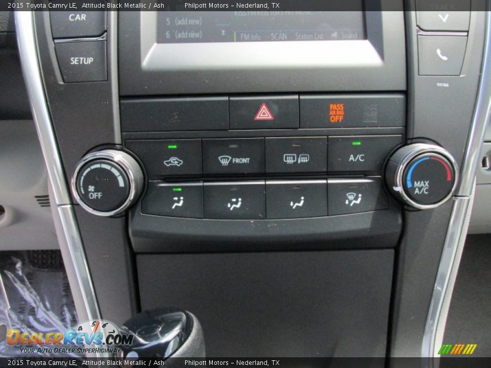 2015 Toyota Camry LE Attitude Black Metallic / Ash Photo #25