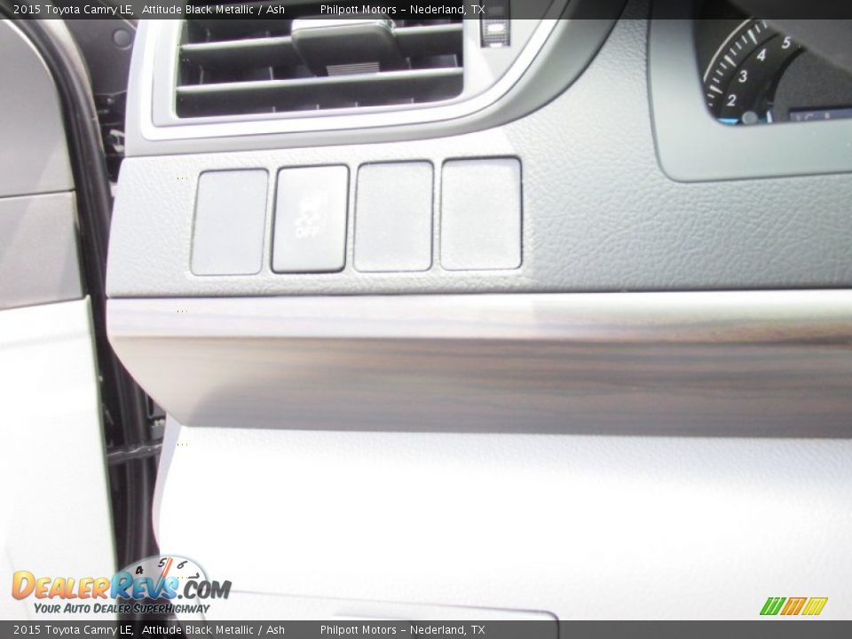 2015 Toyota Camry LE Attitude Black Metallic / Ash Photo #29