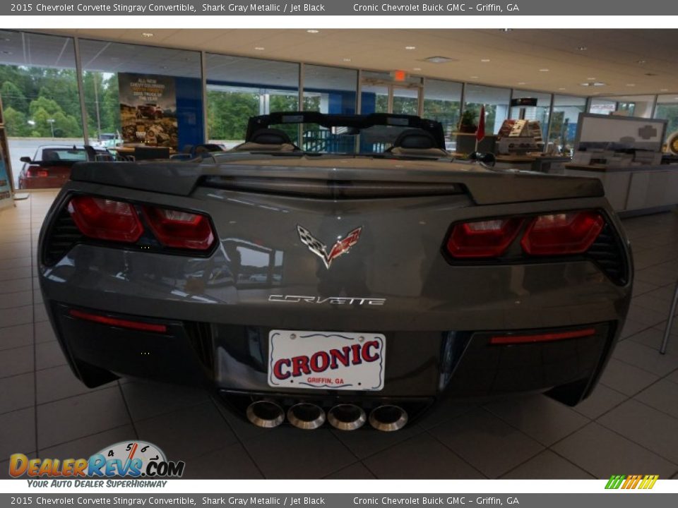 2015 Chevrolet Corvette Stingray Convertible Shark Gray Metallic / Jet Black Photo #6