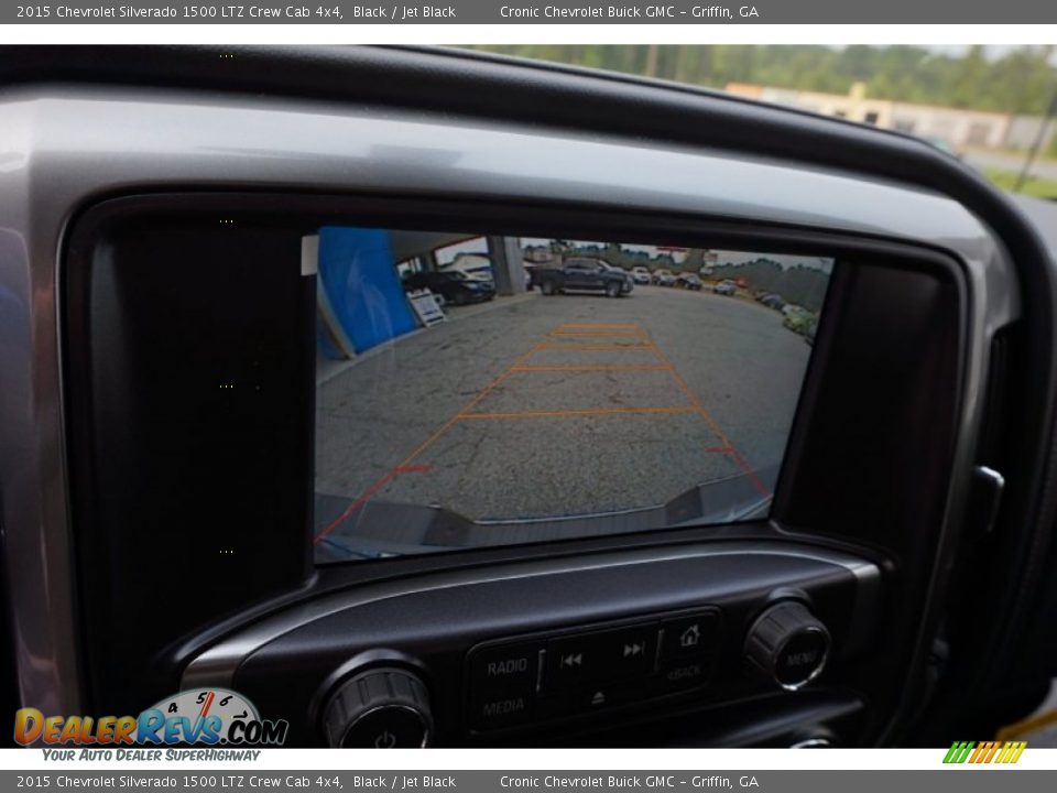 2015 Chevrolet Silverado 1500 LTZ Crew Cab 4x4 Black / Jet Black Photo #14