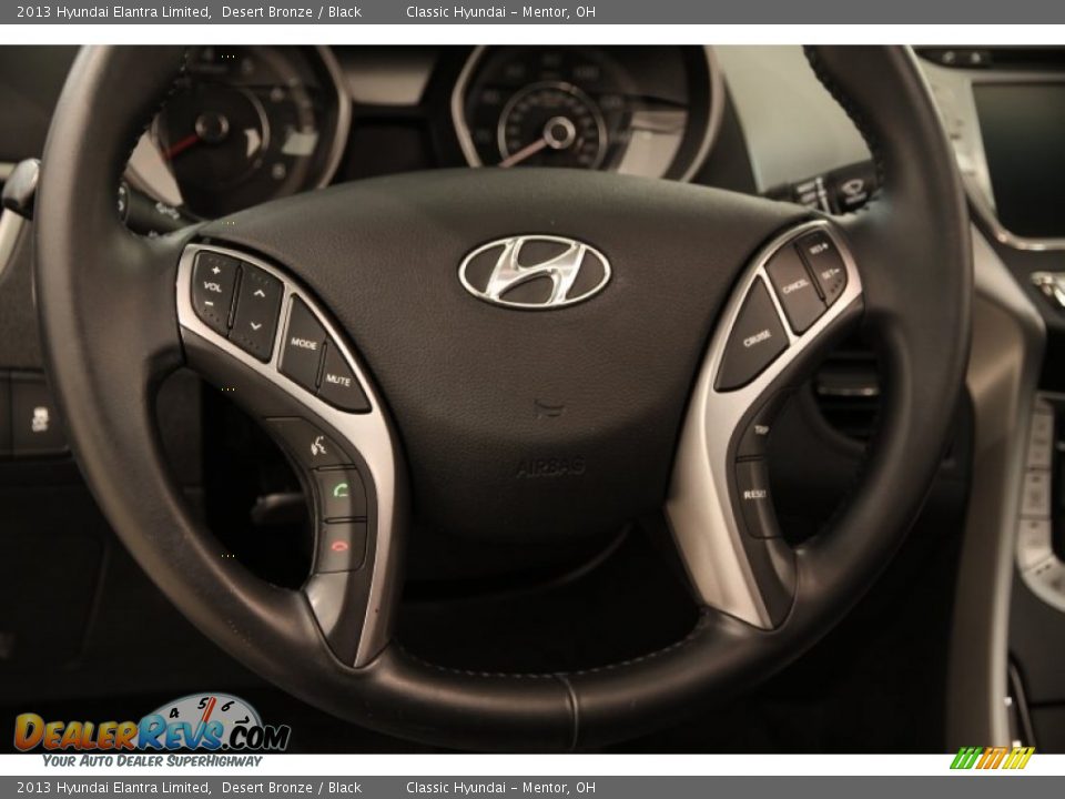 2013 Hyundai Elantra Limited Desert Bronze / Black Photo #6