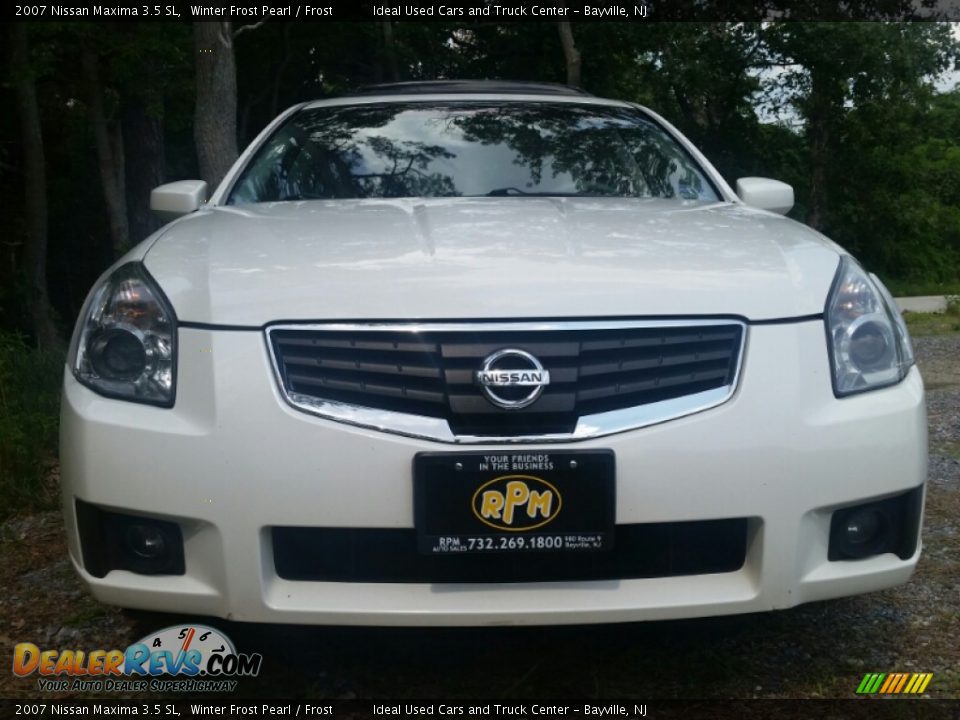 2007 Nissan Maxima 3.5 SL Winter Frost Pearl / Frost Photo #2