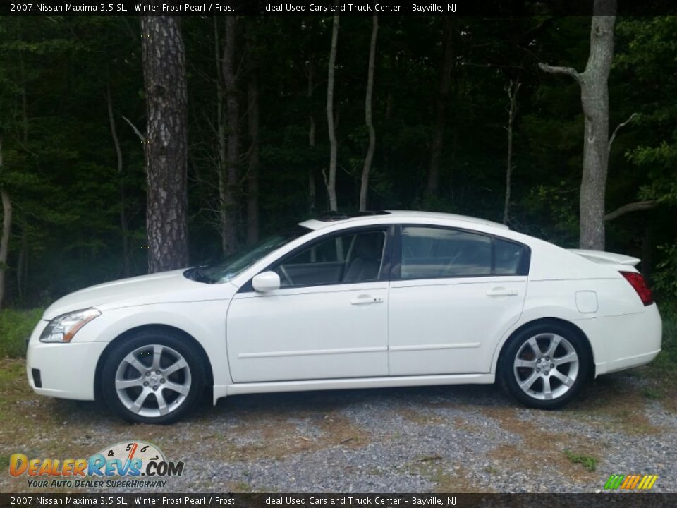 Winter Frost Pearl 2007 Nissan Maxima 3.5 SL Photo #5