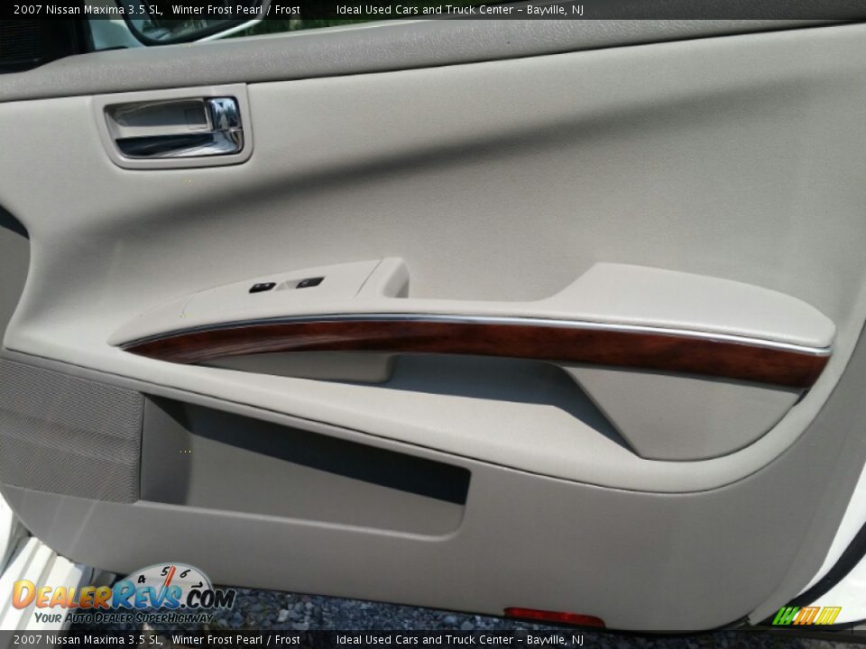 2007 Nissan Maxima 3.5 SL Winter Frost Pearl / Frost Photo #11