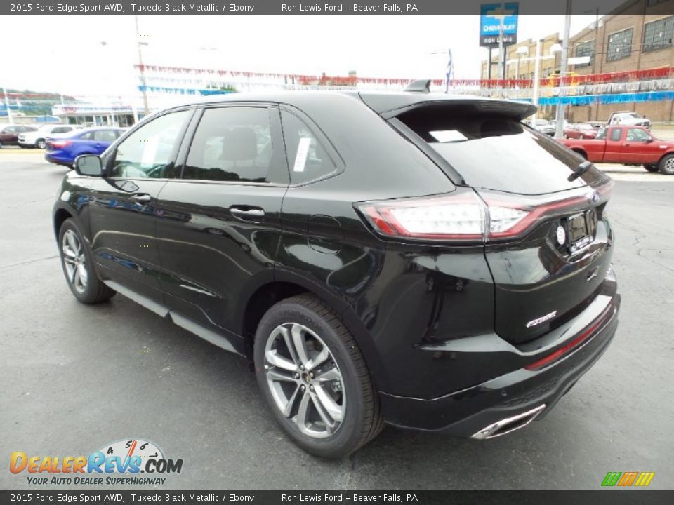 2015 Ford Edge Sport AWD Tuxedo Black Metallic / Ebony Photo #6