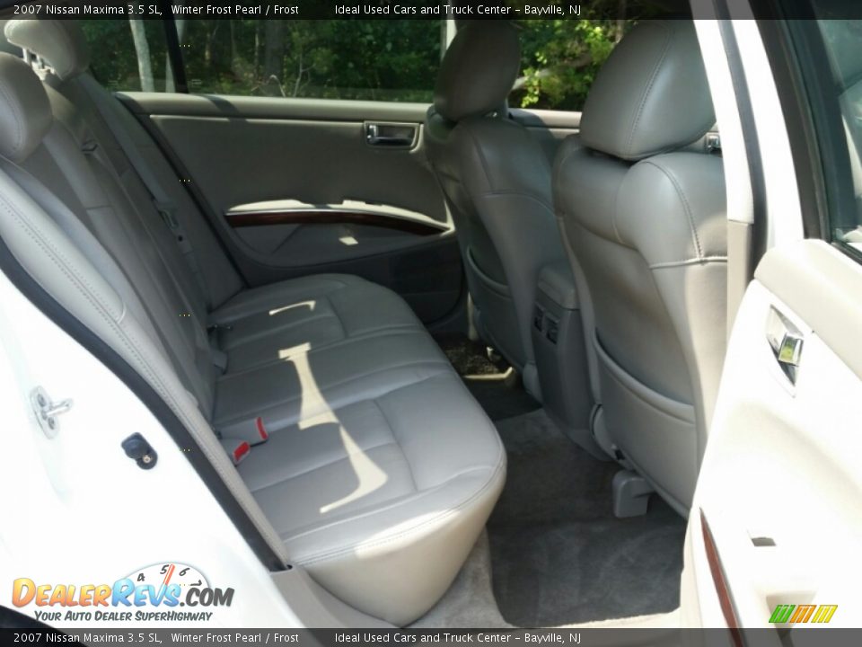 2007 Nissan Maxima 3.5 SL Winter Frost Pearl / Frost Photo #13