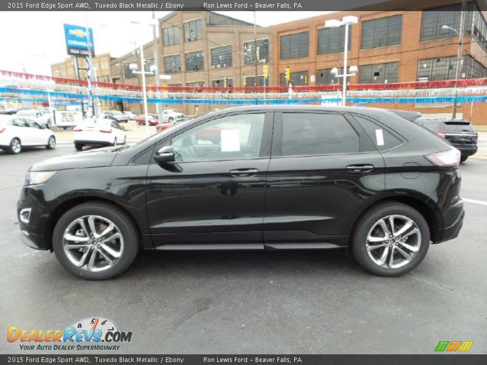 2015 Ford Edge Sport AWD Tuxedo Black Metallic / Ebony Photo #7