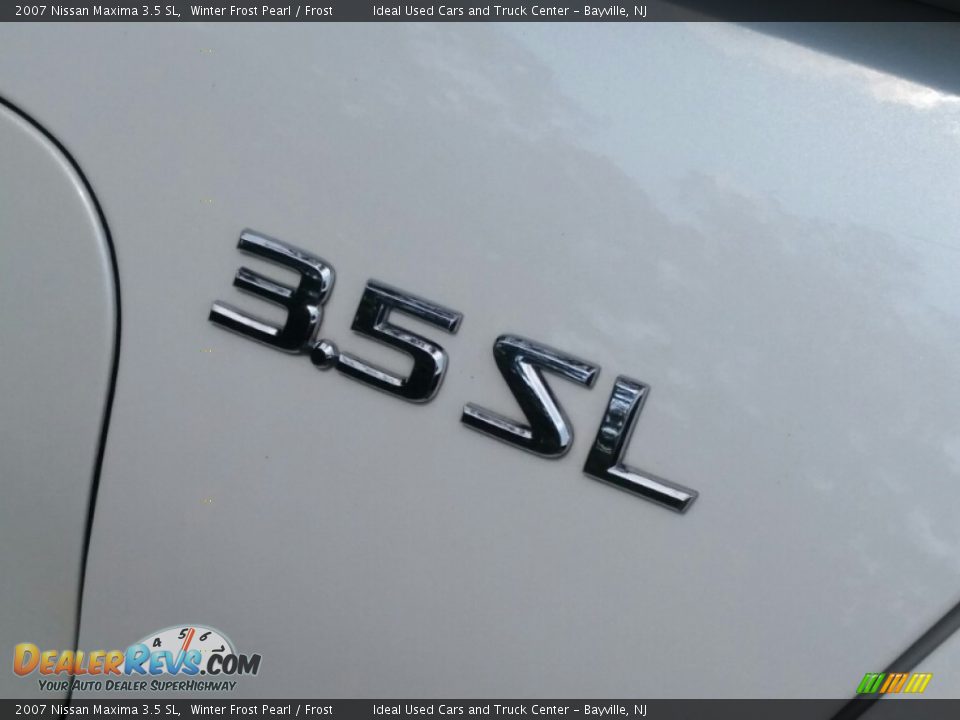 2007 Nissan Maxima 3.5 SL Winter Frost Pearl / Frost Photo #14