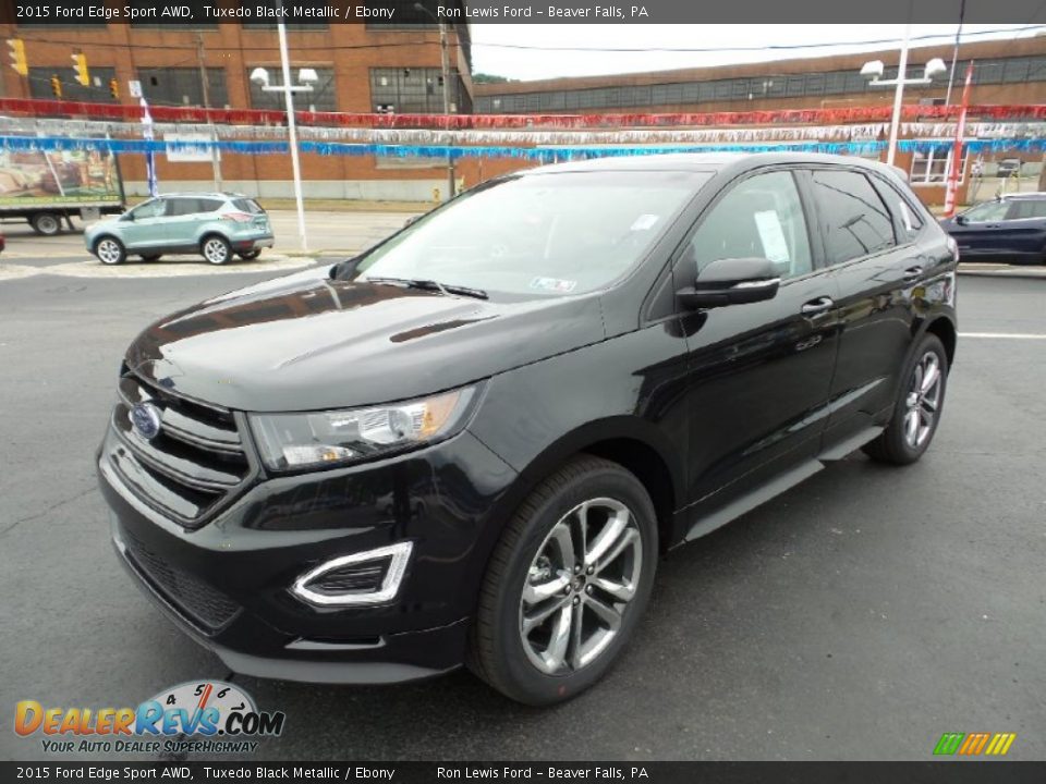 2015 Ford Edge Sport AWD Tuxedo Black Metallic / Ebony Photo #8