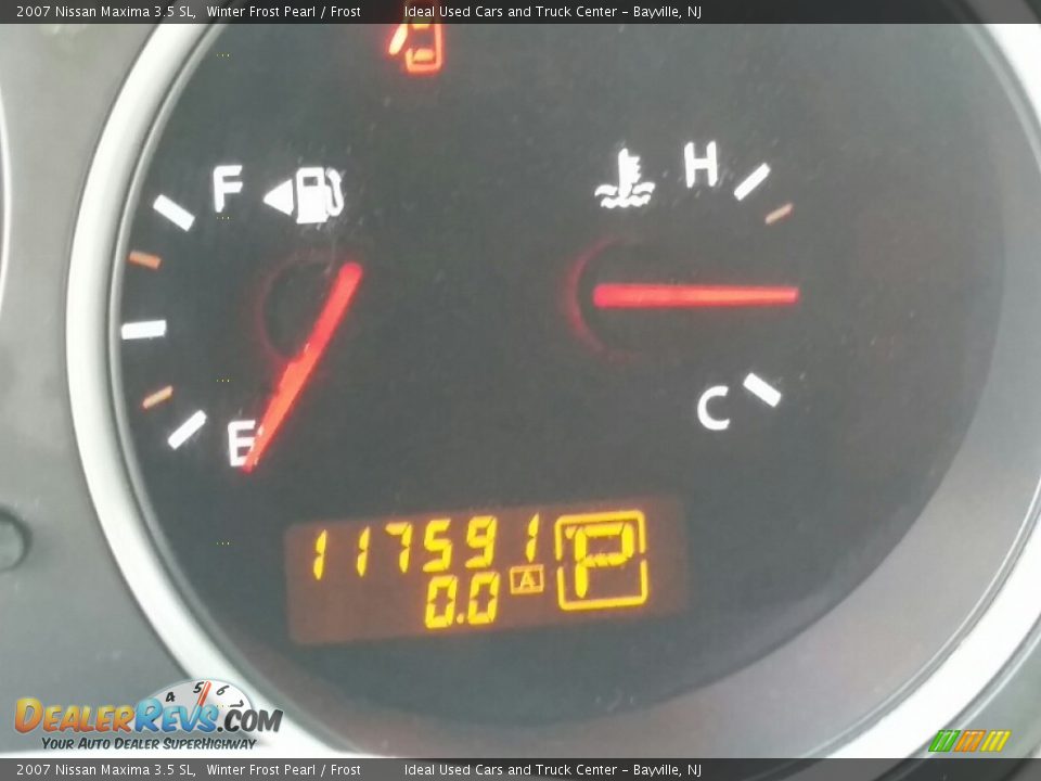 2007 Nissan Maxima 3.5 SL Winter Frost Pearl / Frost Photo #16