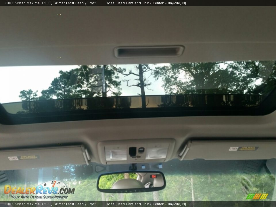 2007 Nissan Maxima 3.5 SL Winter Frost Pearl / Frost Photo #25