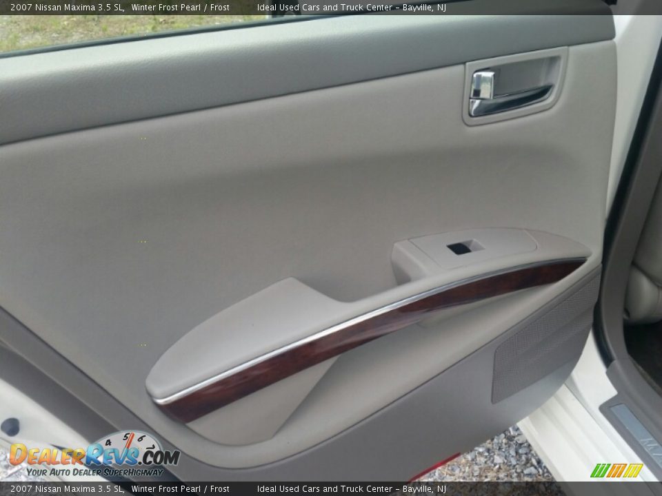 2007 Nissan Maxima 3.5 SL Winter Frost Pearl / Frost Photo #26