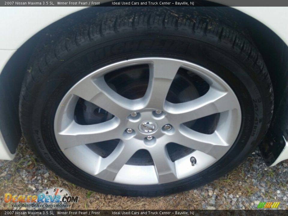2007 Nissan Maxima 3.5 SL Winter Frost Pearl / Frost Photo #28